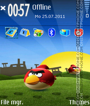 Скриншот темы Angry Birds 05