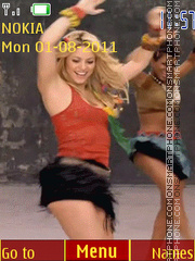 Shakira theme screenshot