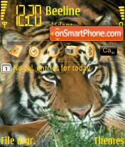 Capture d'écran Tiger 03 thème