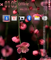 Capture d'écran Roses 05 thème