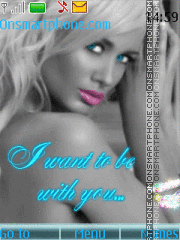 I want to be with you tema screenshot