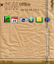 Paper 01 theme screenshot