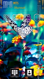 Capture d'écran Butterfly 26 thème