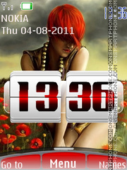 Htc Desire Clock tema screenshot