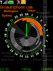 Nokia Clock Theme tema screenshot
