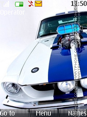 Capture d'écran Blue Mustang thème