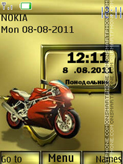 Moto in the Golden By ROMB39 tema screenshot