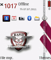 Rapid Bucharest theme screenshot