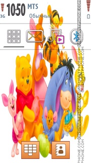 Winnie Pooh 104 tema screenshot