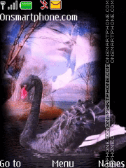 Capture d'écran Black swan thème
