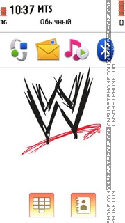 Capture d'écran Wwe Logo thème
