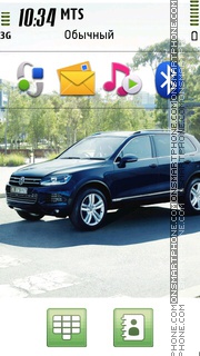 Скриншот темы Volkswagen Touareg 2012
