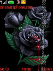 Black Rose 05 tema screenshot