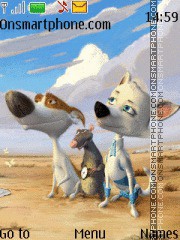 Space Dogs theme screenshot
