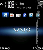 Sony Vaio 04 theme screenshot