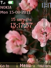 Capture d'écran Apple tree blossom thème