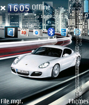 Porsche Cayman 02 theme screenshot