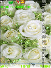 Bridal bouquet theme screenshot