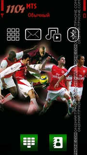Arsenal 2017 theme screenshot