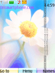 White Flower Theme-Screenshot