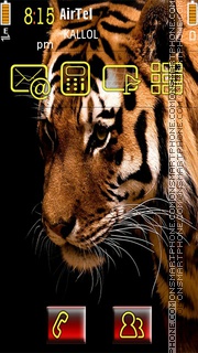 Tiger by Kallol es el tema de pantalla