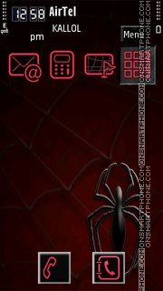Spider by Kallol tema screenshot