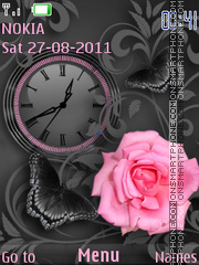 Capture d'écran Pink rose thème