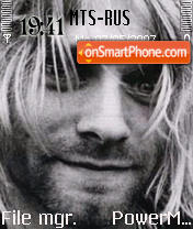 Kurt Cobain 01 theme screenshot