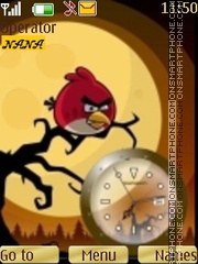 Angry Birds CLK es el tema de pantalla