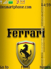 Скриншот темы Ferrari Logo 2016