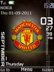 Capture d'écran Manchester United 21 thème