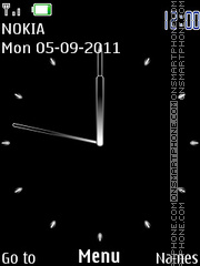 Dark Clock tema screenshot