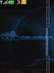 Capture d'écran Blue Walkman thème