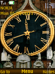 Скриншот темы Kremlin Clock