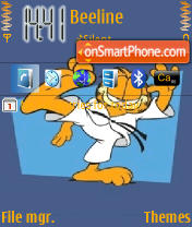 Garfield 14 tema screenshot
