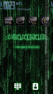 Matrix Revolution tema screenshot
