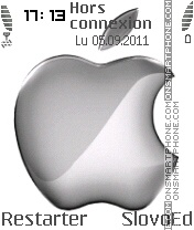 Gray apple theme screenshot
