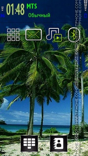 Palms 05 theme screenshot