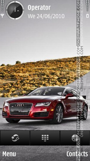 Capture d'écran Audi a7 thème