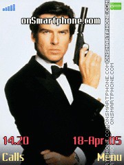 Capture d'écran James Bond thème
