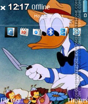 Donald Duck 19 theme screenshot