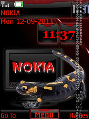 Lizard And Nokia By ROMB39 es el tema de pantalla