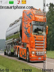 Скриншот темы Scania Truck