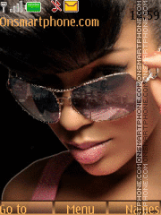 Girl In Sunglass Theme-Screenshot