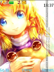 Capture d'écran Yellow by Mimiko thème