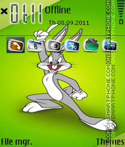 Bugs Bunny New Icons tema screenshot