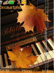Capture d'écran Autumn Symphony thème