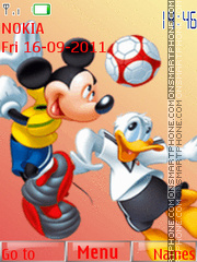 Disney Cartoon tema screenshot