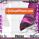 Pink Flower theme screenshot