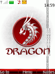 Скриншот темы Animated Red Dragon